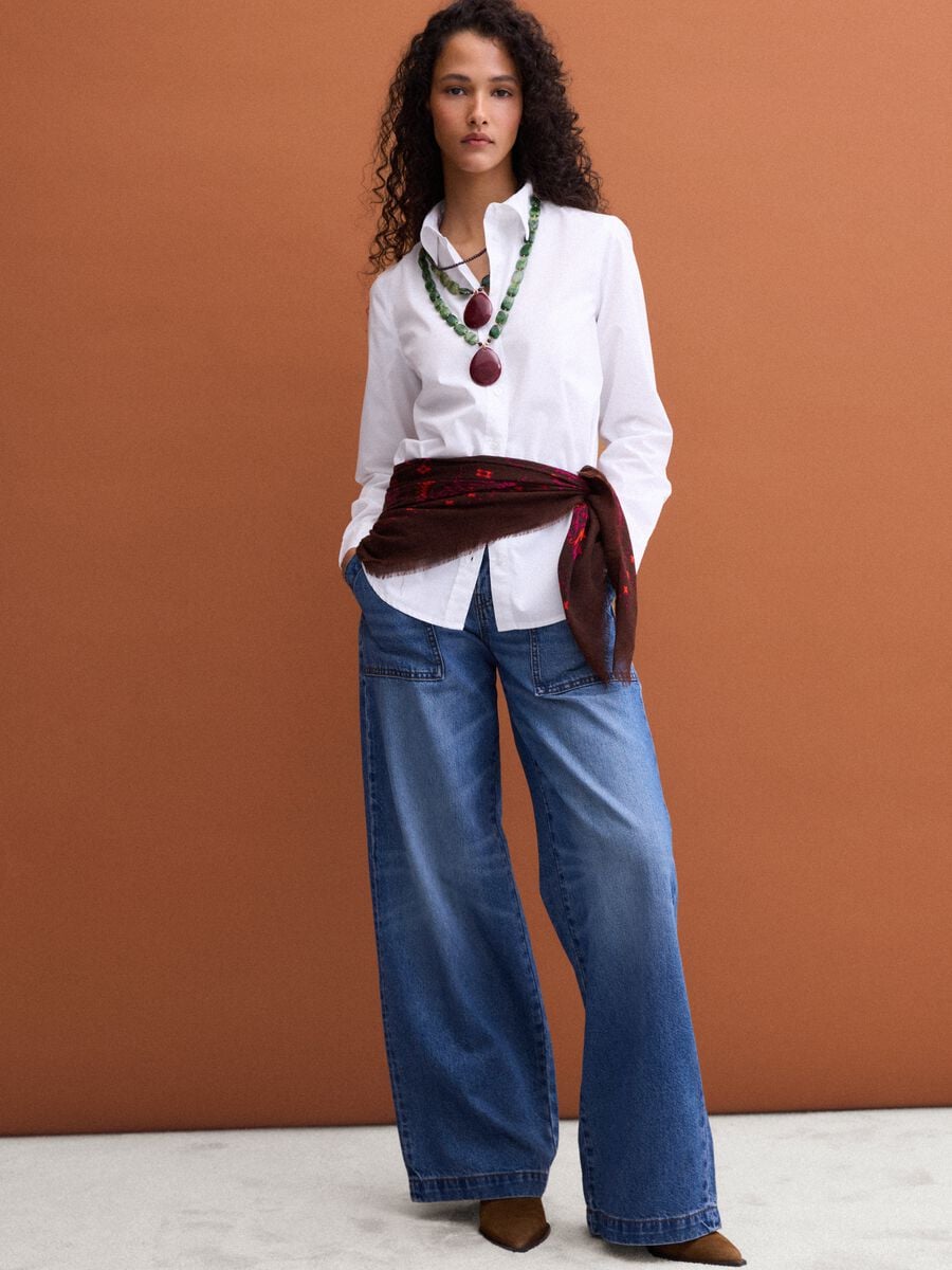 White poplin shirt, regular fit_2