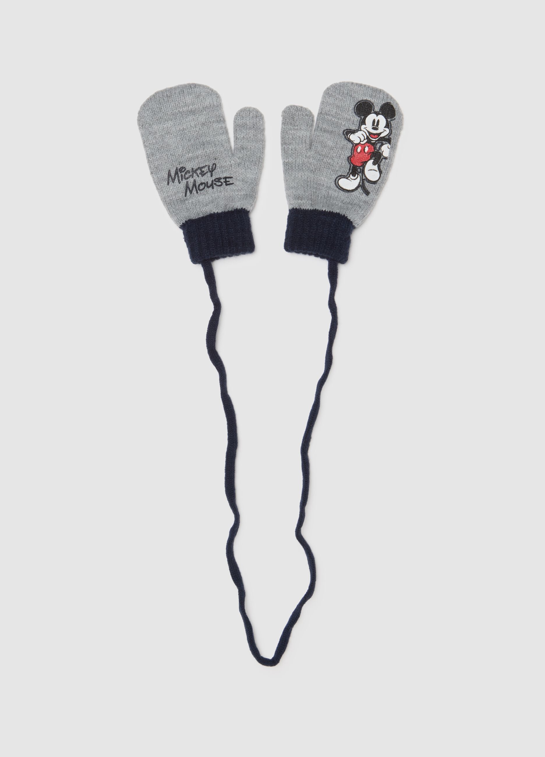 Guantes Grises Pesados con Estampado