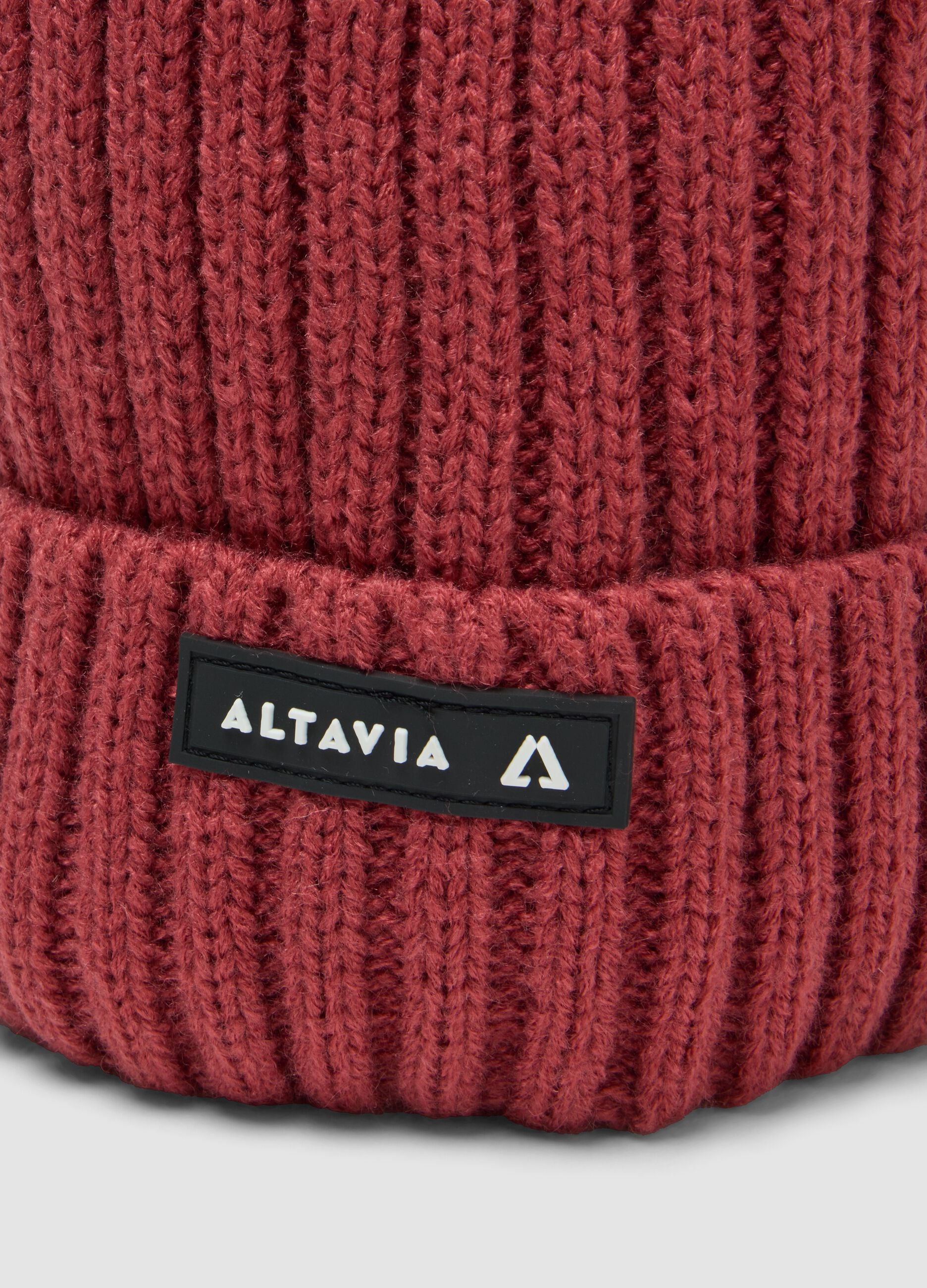 Rib-knit beanie with cuff ALTAVIA WITH DEBORAH COMPAGNONI