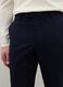 Slim fit blue stretch cotton trousers_3