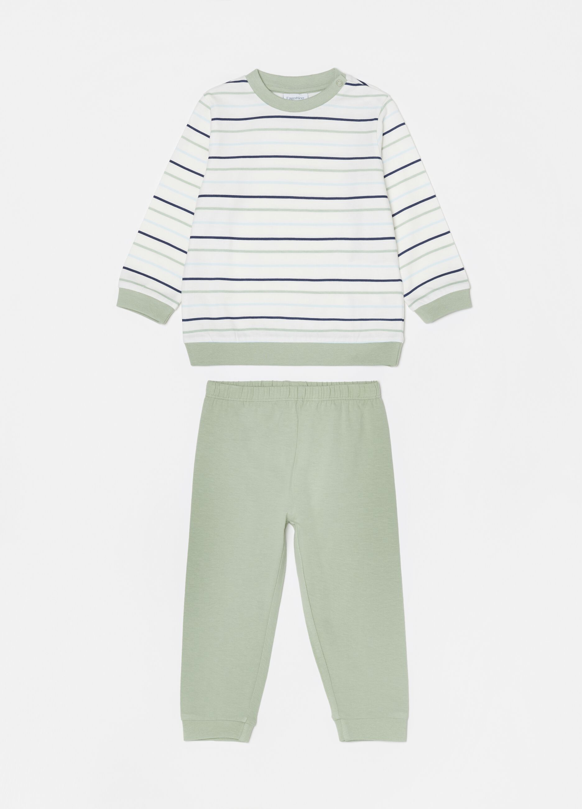Striped pyjamas in 100% cotton