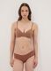 Brown regular-waist stretch microfibre hipster briefs_0
