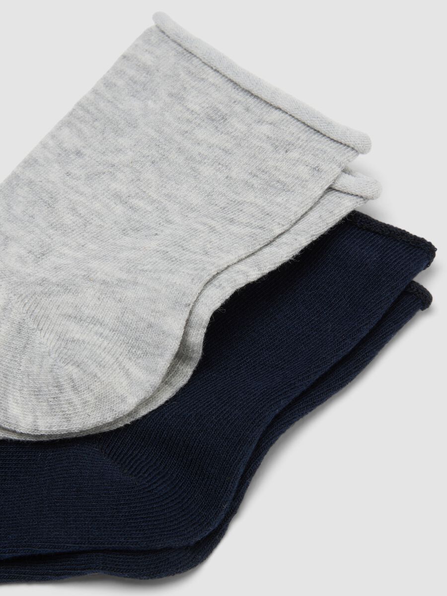 5er-Pack kurze, mehrfarbige Socken aus Bio-Stretch-Baumwolle_2