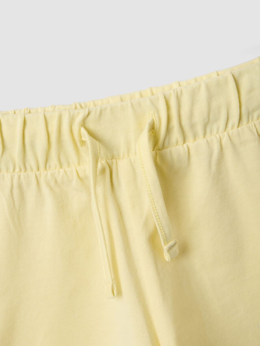 Girls' regular fit multicolour pure cotton t-shirt and shorts set_2