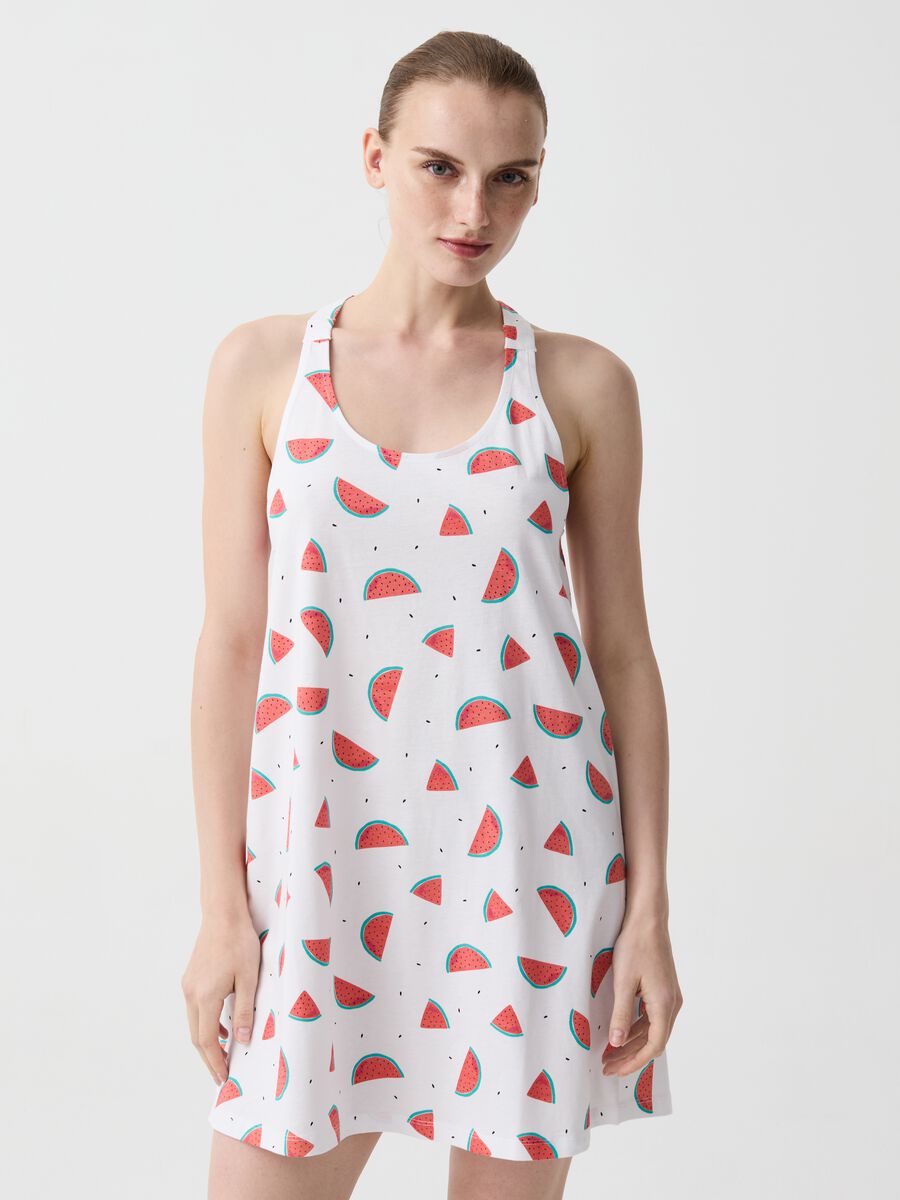 Nightdress with watermelon print_0