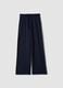 Baggy Blue Cotton Jogger Trousers_0