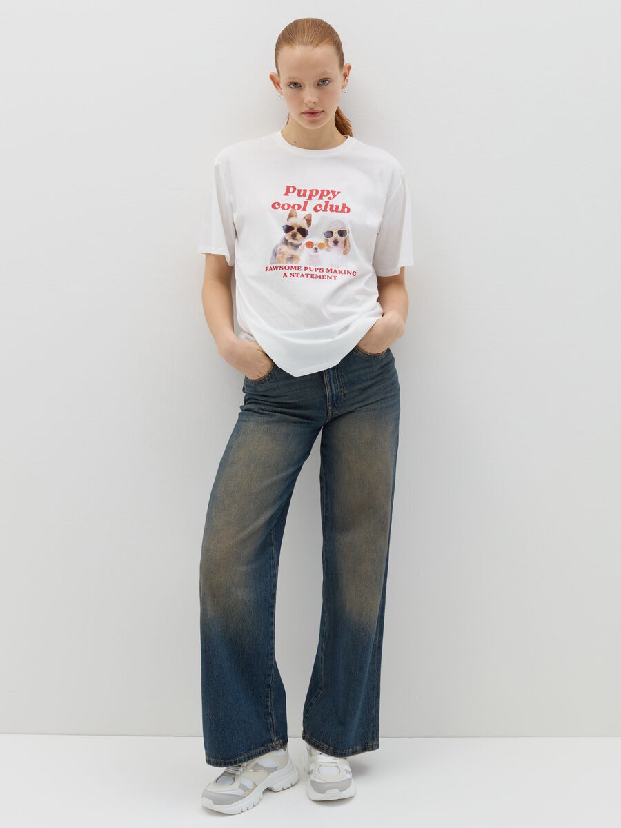 Relaxed-fit T-shirt in cotton with print_1