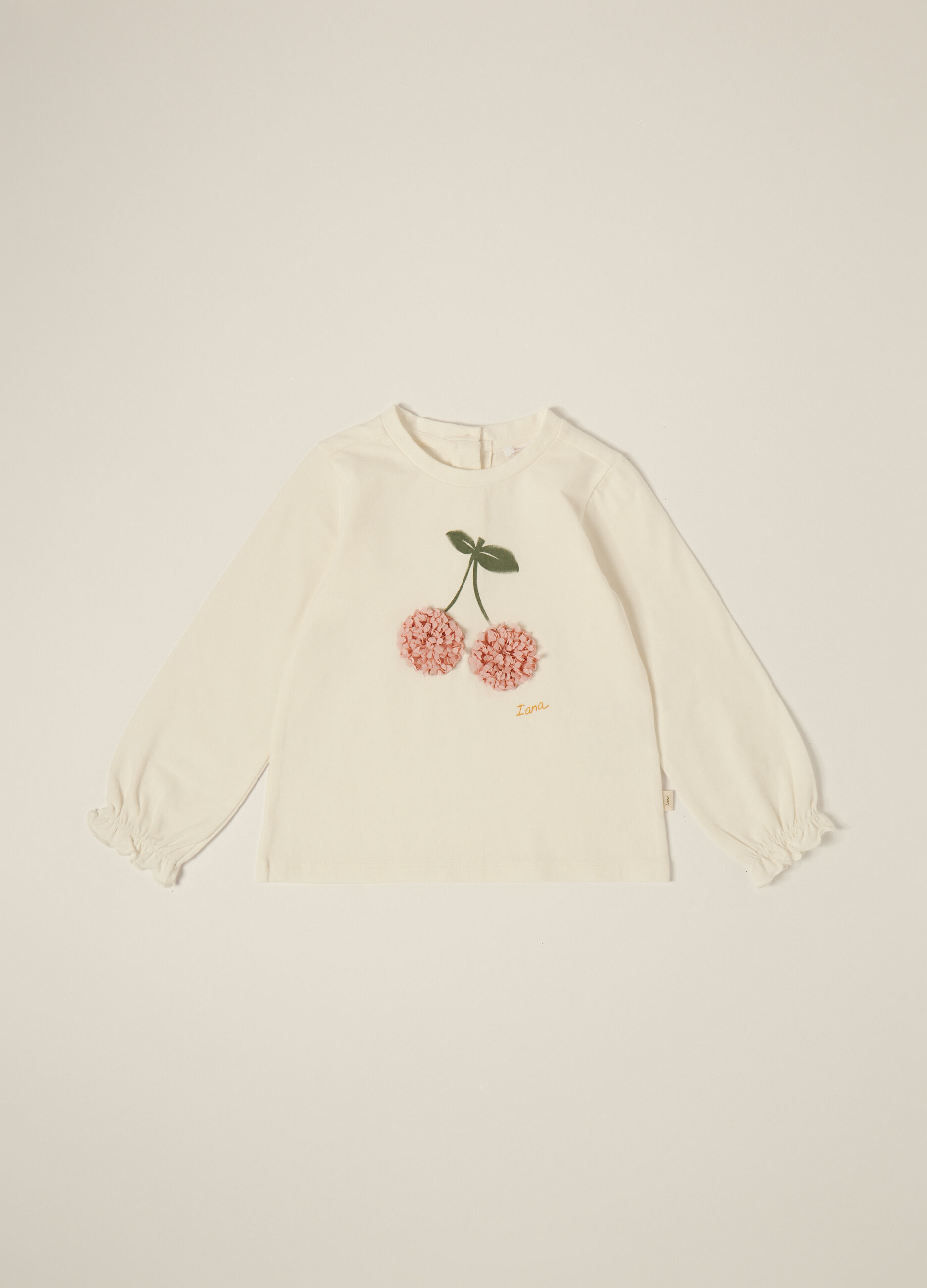 White Long Sleeve T-Shirt for Girls