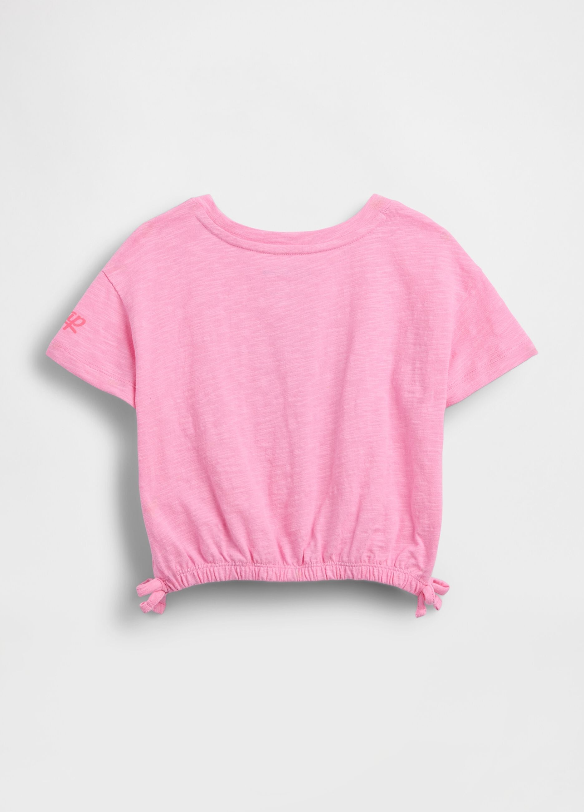 T-shirt de manga curta em algod&atilde;o puro com estampado