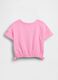 T-shirt de manga curta em algod&atilde;o puro com estampado_1