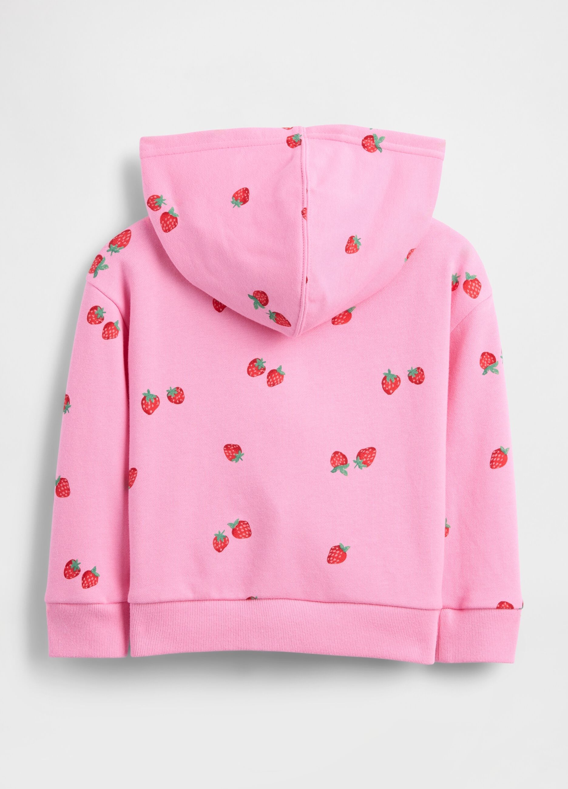 Kapuzen-Sweatjacke mit Full-Zip aus Baumwollmix