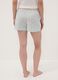 Multicolour organic cotton striped pyjama shorts_2