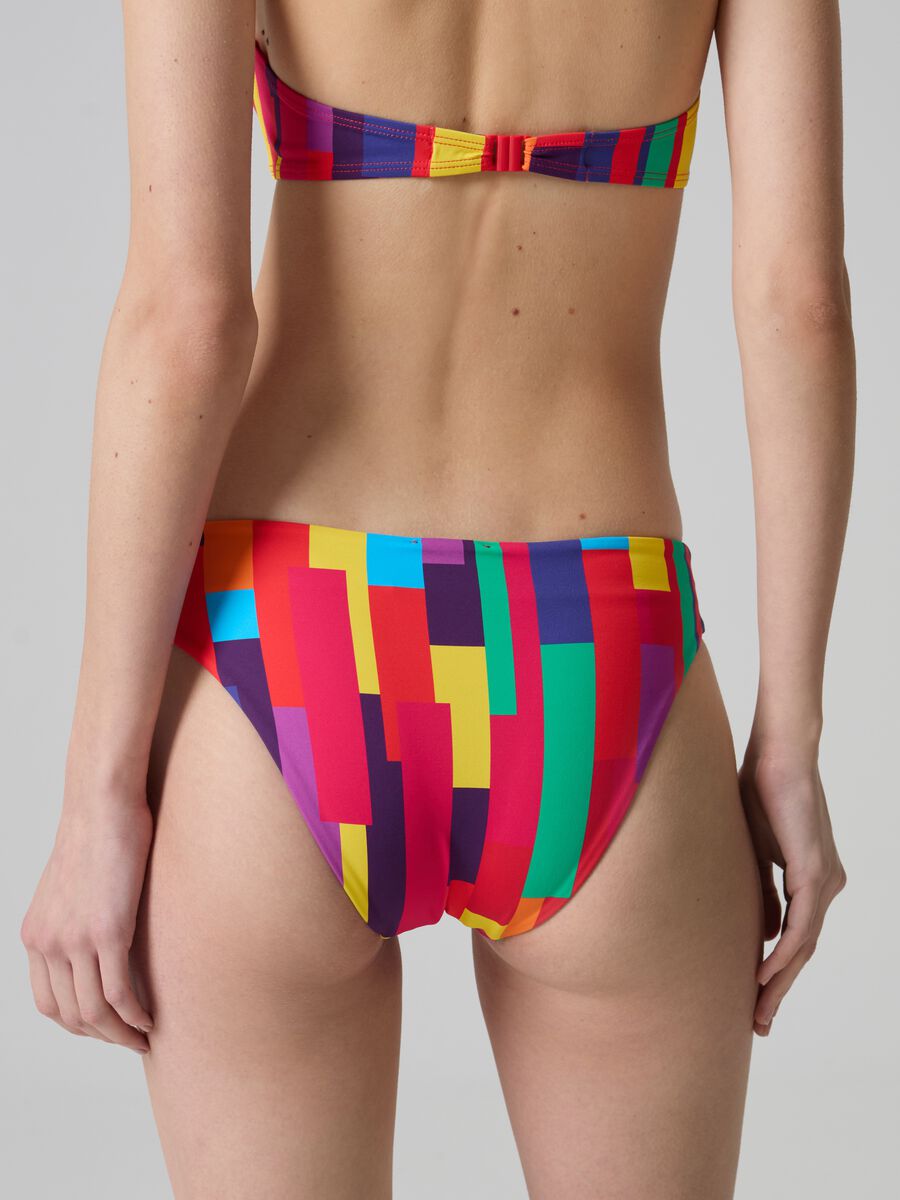 Braguita de bikini estampado multicolor_2