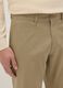Beige stretch cotton chino trousers with a regular fit_3