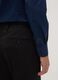 Blue slim-fit shirt with button-down collar, easy iron_3