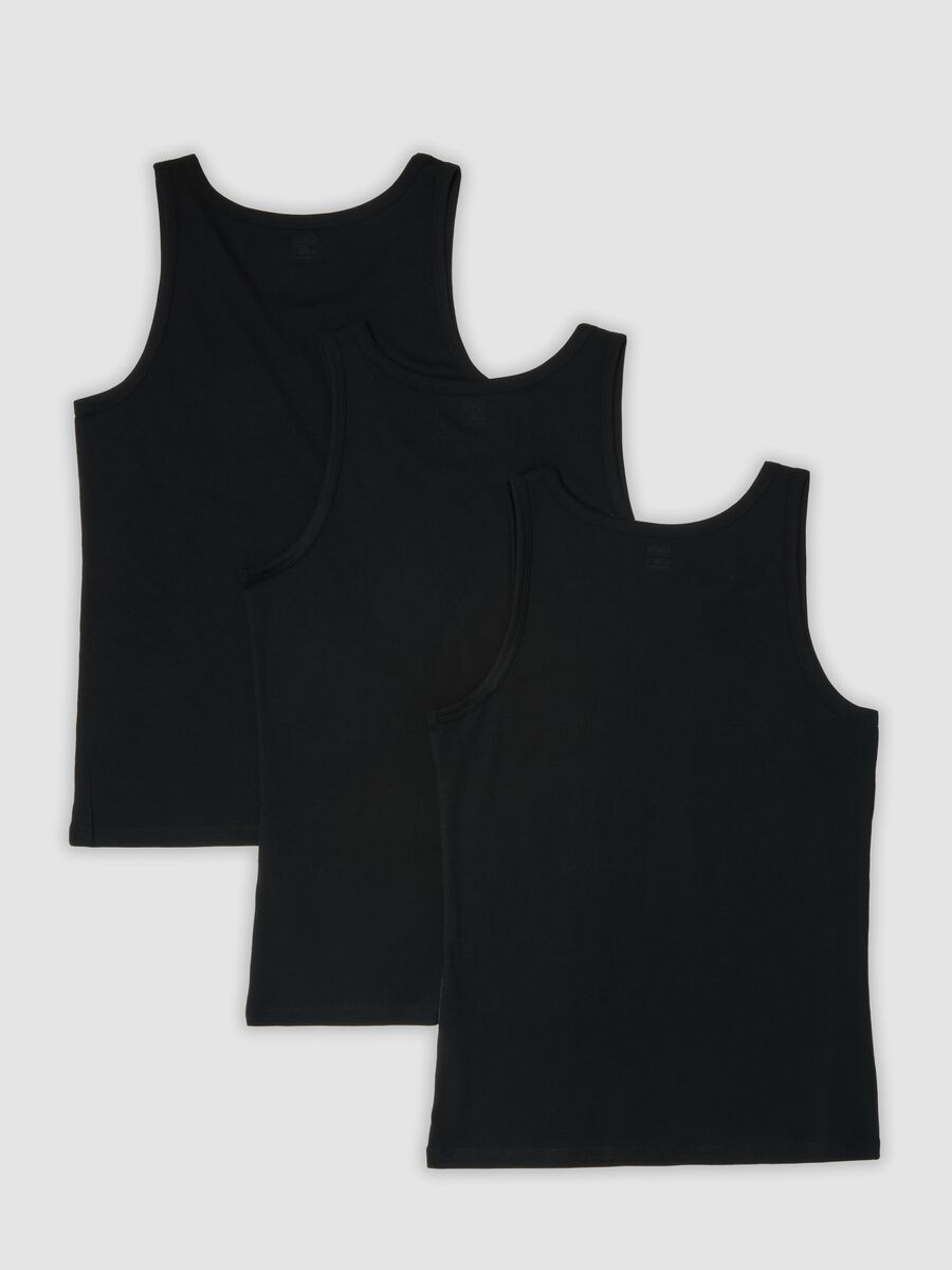 3-pack of blue organic cotton vests_6