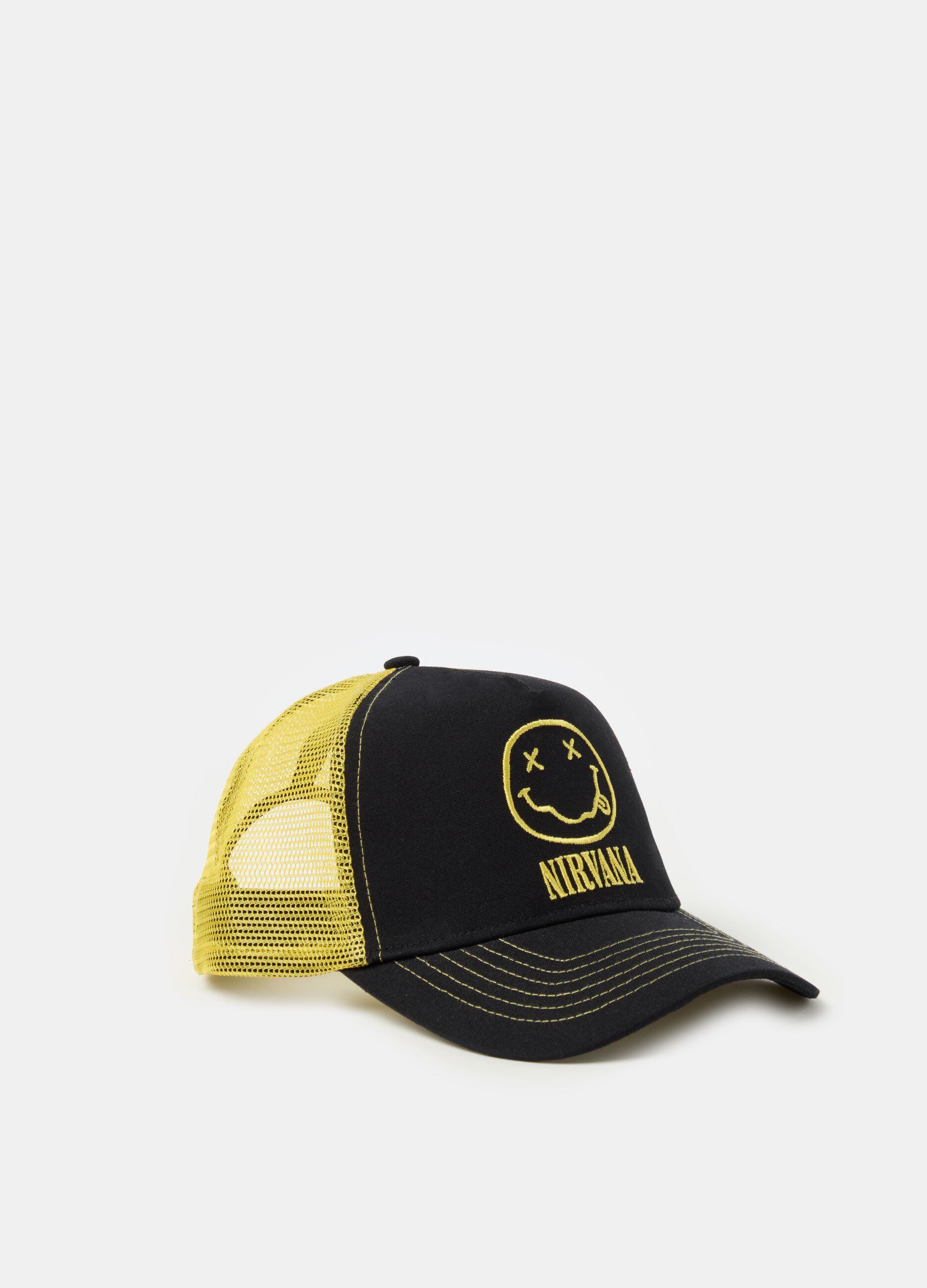 Baseball cap with Nirvana embroidery