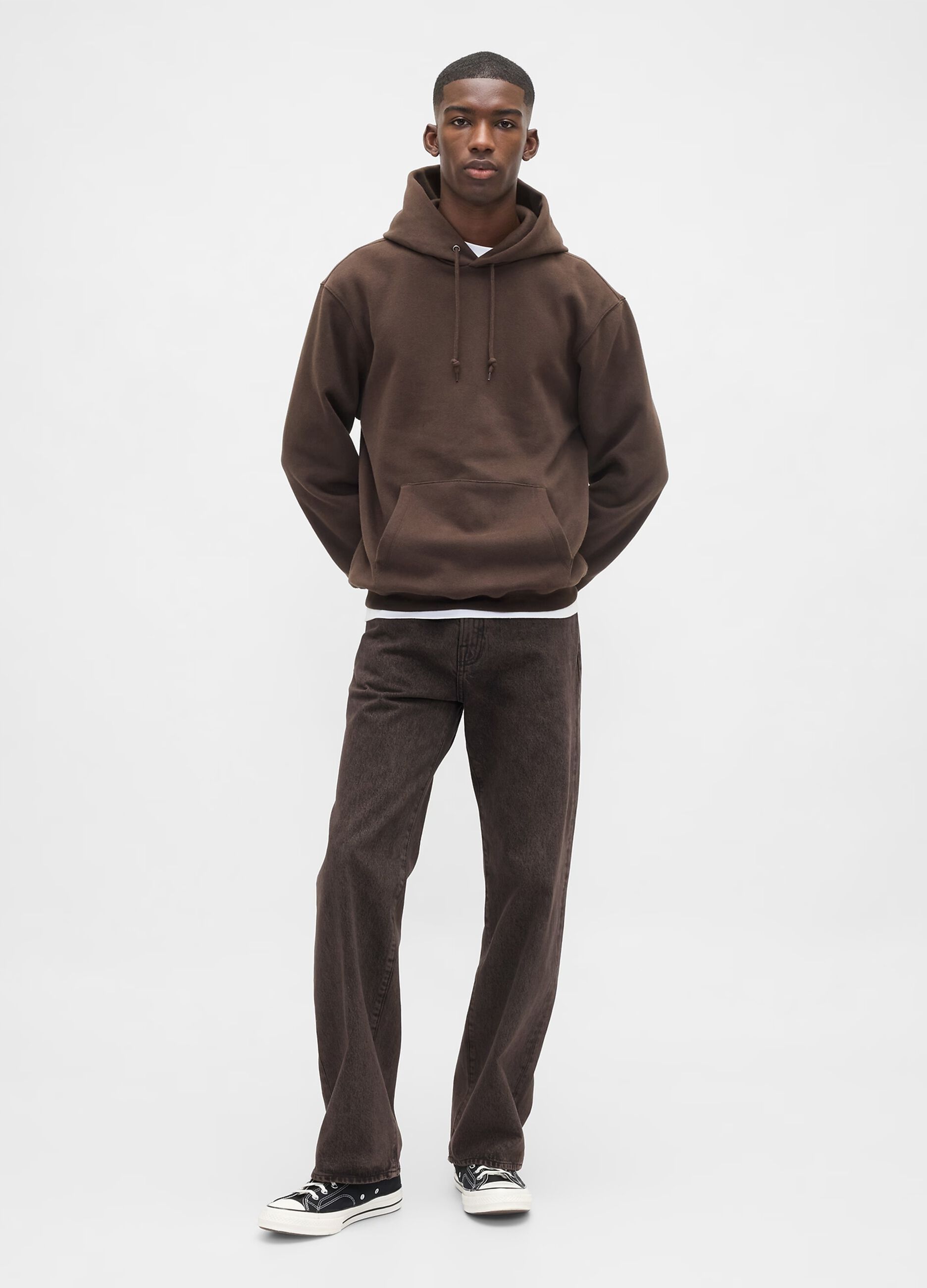 Brown Denim Trousers