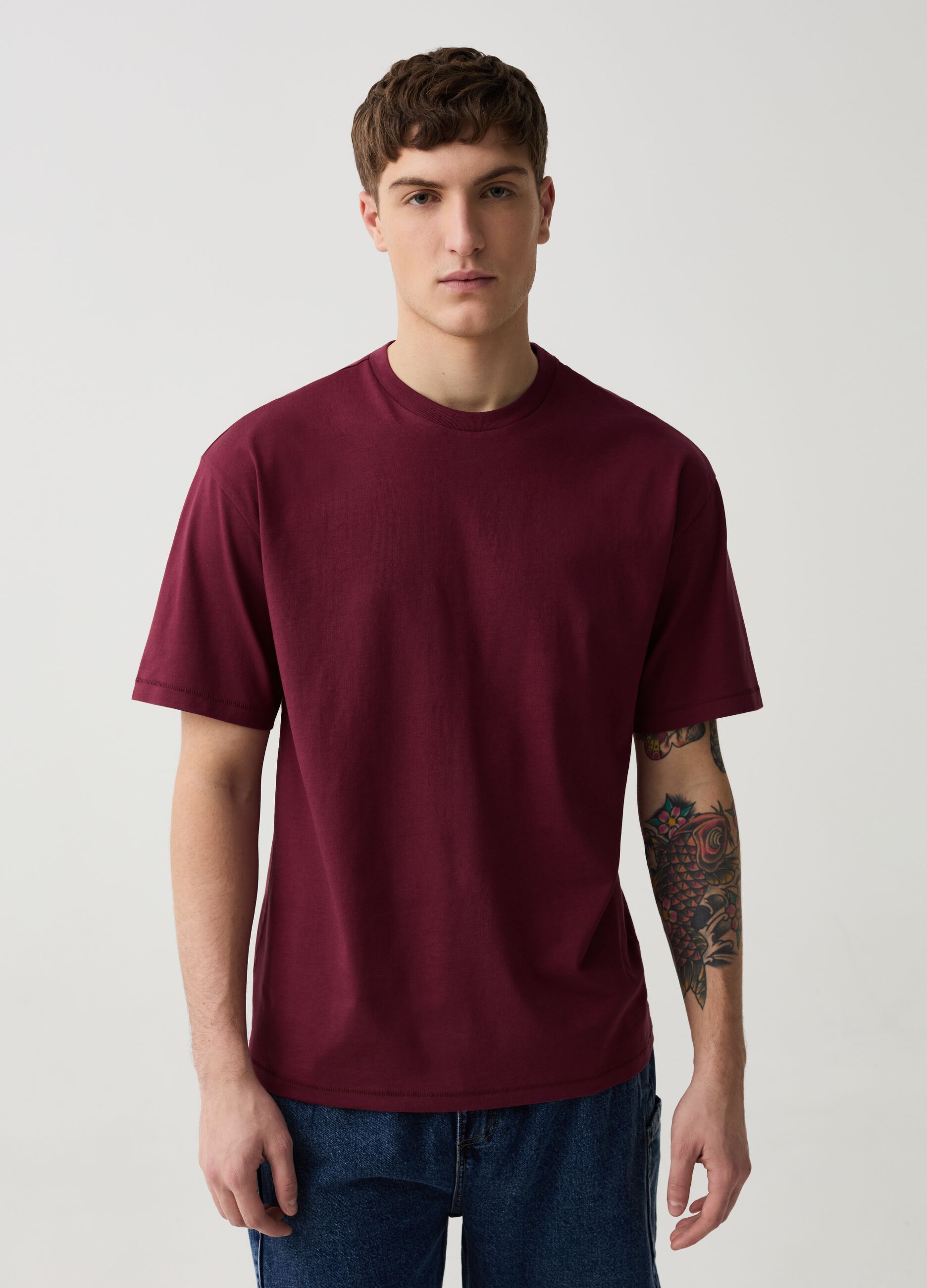 Relaxed-fit T-shirt in cotton