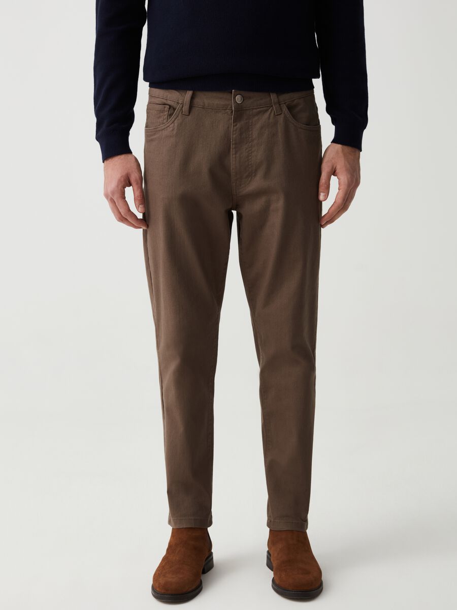 Relaxed-fit trousers with five pockets_1