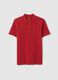 Solid colour polo shirt in organic cotton_4
