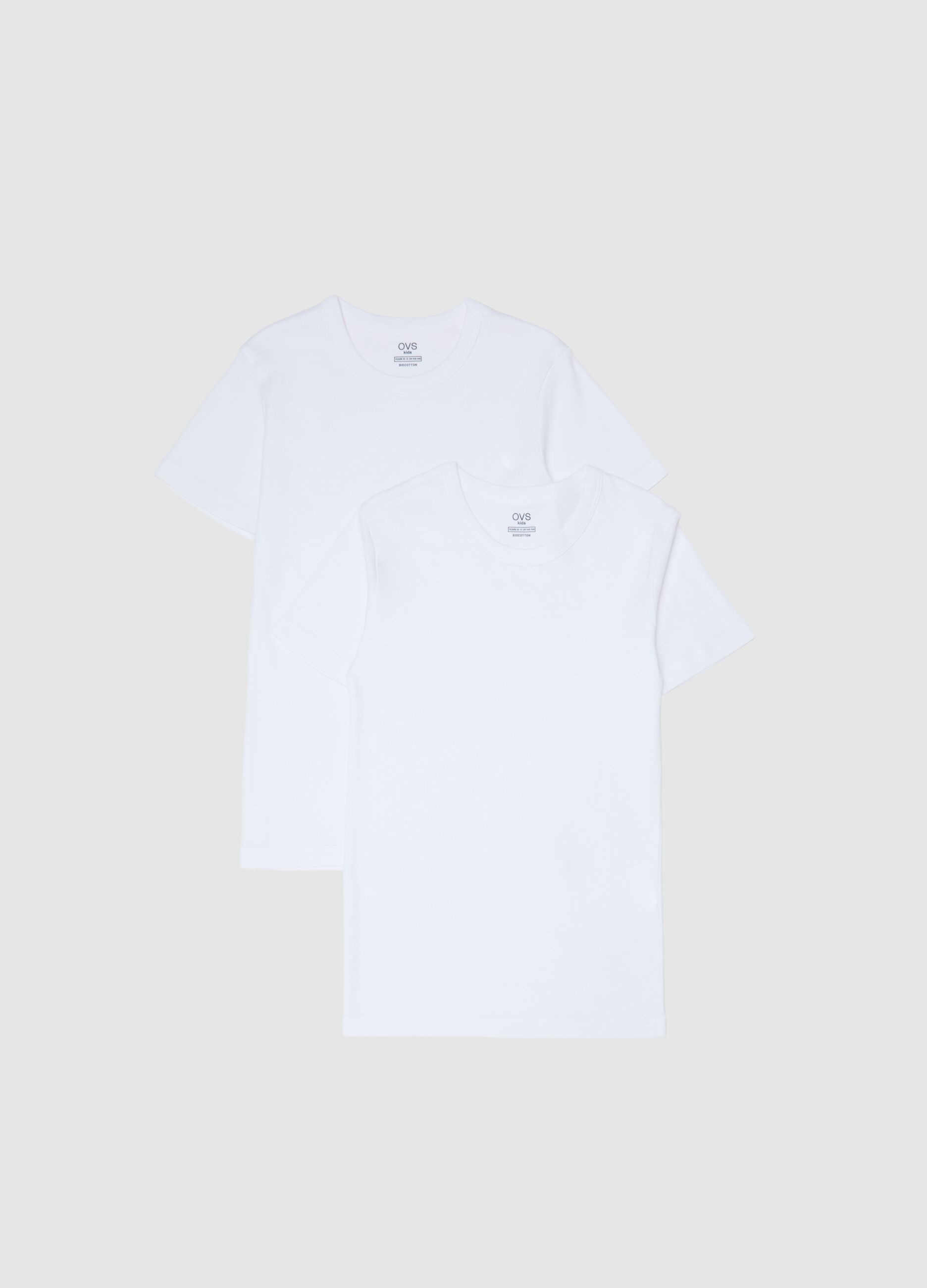 White T-shirt Twin Pack for Boys