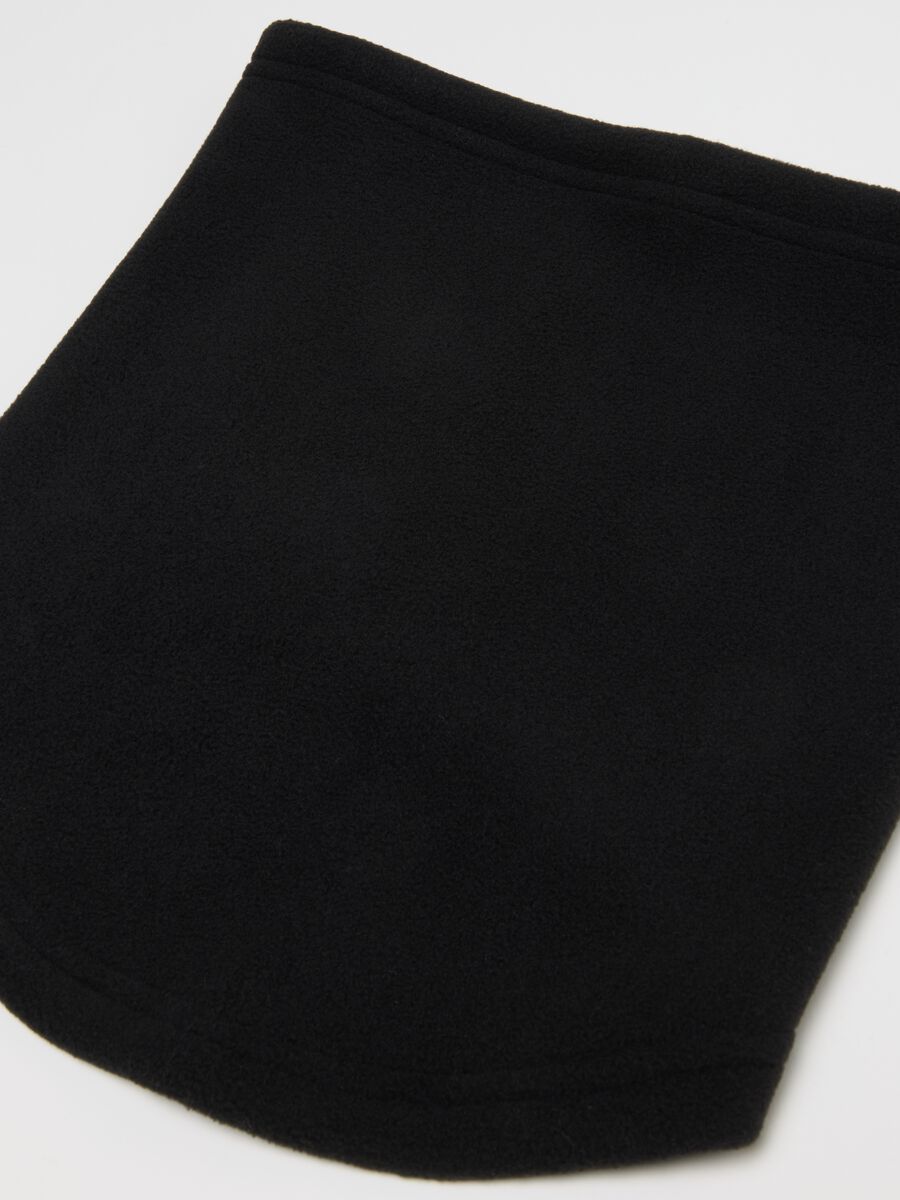 Black fleece neck warmer_2
