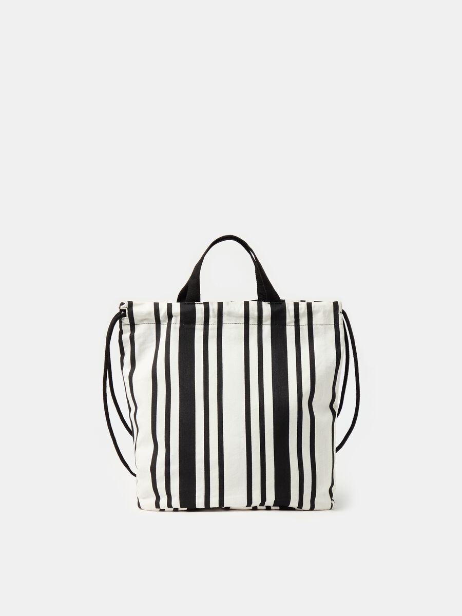 Sack backpack with striped pattern_0