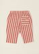 Multicolour striped pure cotton baby trousers, regular fit_2