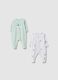 Disney multicolour newborn cotton sleepsuits twin pack_0