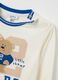 White regular fit pure cotton children's T-shirt_3