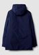 Parka imbottito lungo blu navy con cappuccio_6