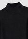 Black Turtleneck Sweater with Fitted Cut_5