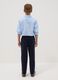 Boys' Stretch Cotton Blue Chino Trousers Regular Fit_2
