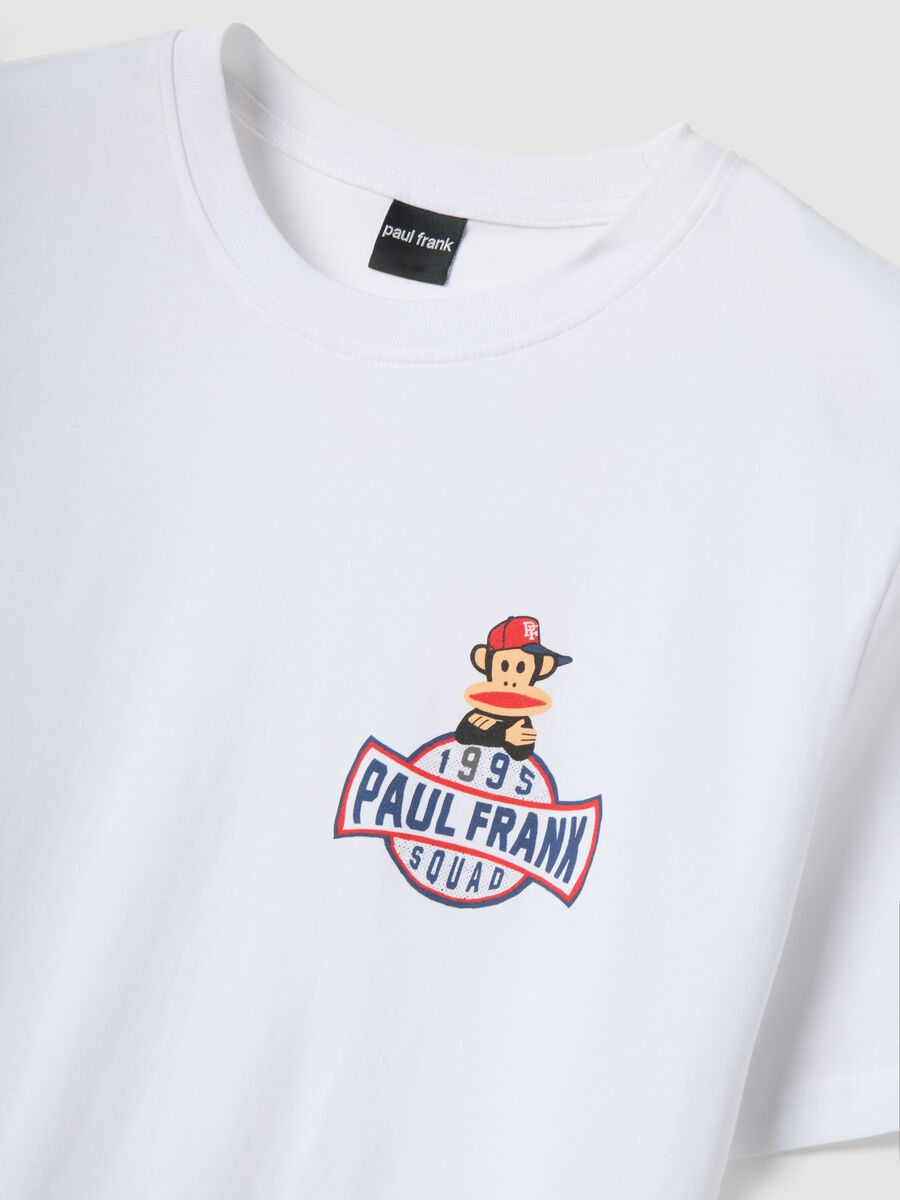Wei&szlig;es T-Shirt aus reiner Baumwolle mit Paul-Frank-Print, Regular Fit_1