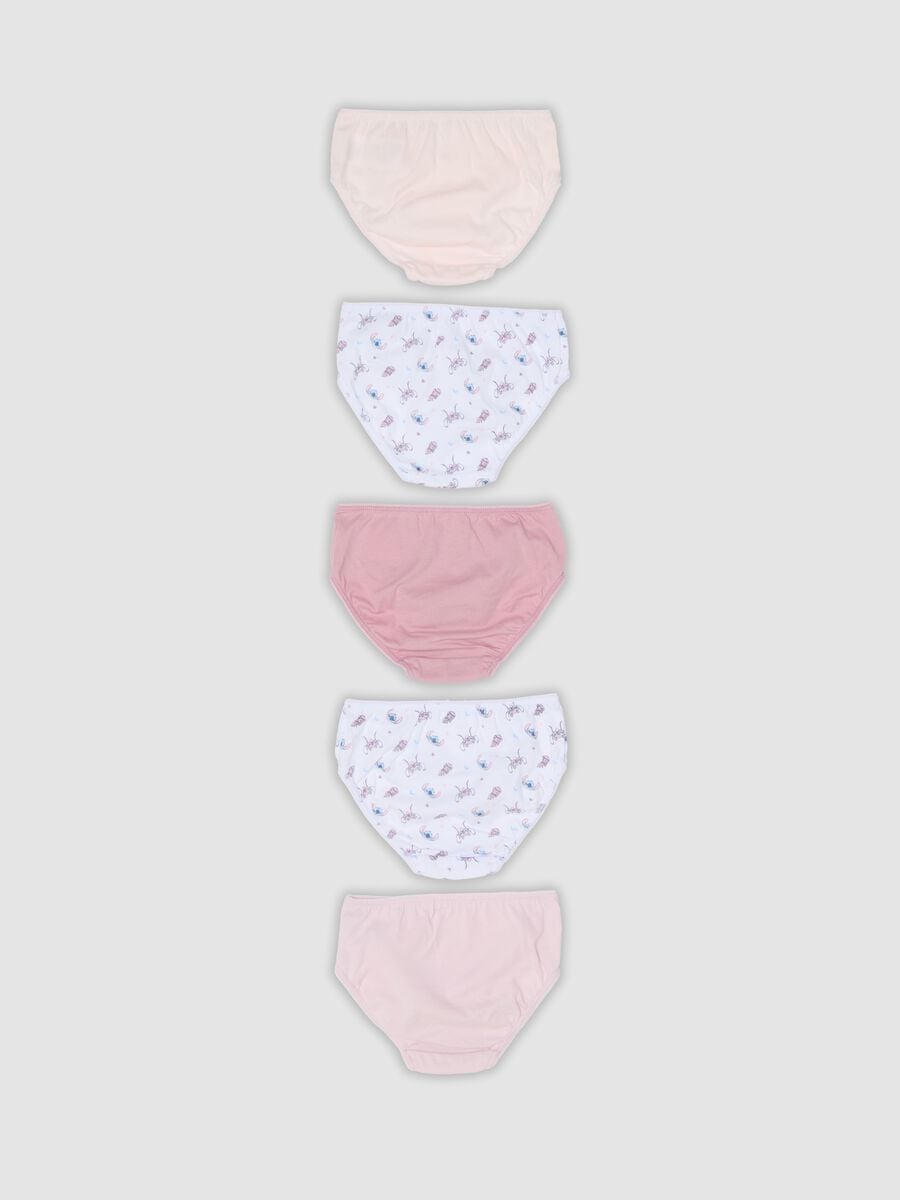 5er-Pack M&auml;dchen-Slips aus reiner Bio-Baumwolle mit Lilo & Stitch Prints_1