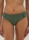 Gr&uuml;ne Swim-Briefs aus Stretchmaterial mit seitlicher Raffung_1
