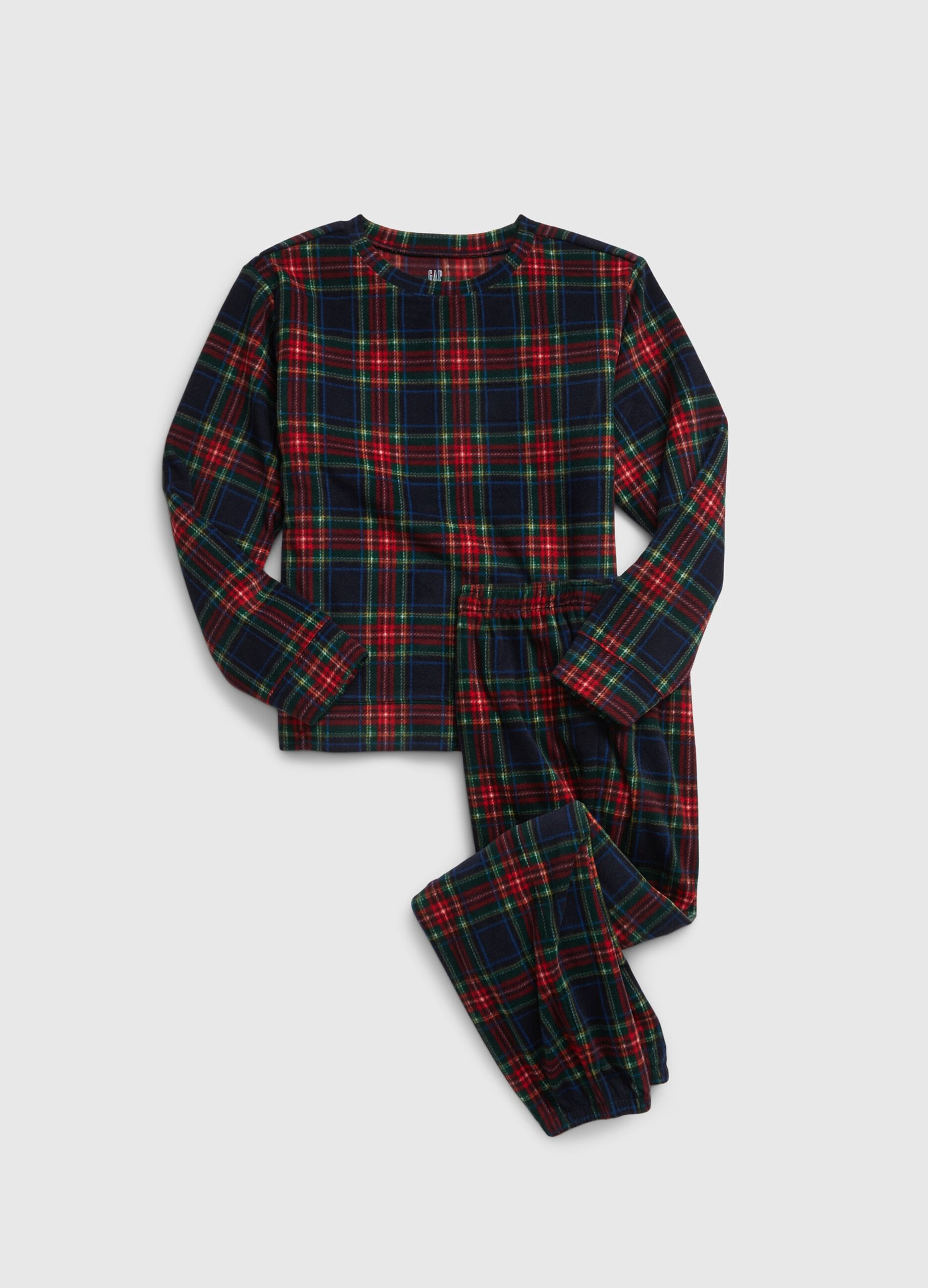 Pijama tartán de franela