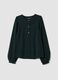 Green regular-fit shirt with buttons and long sleeves_4