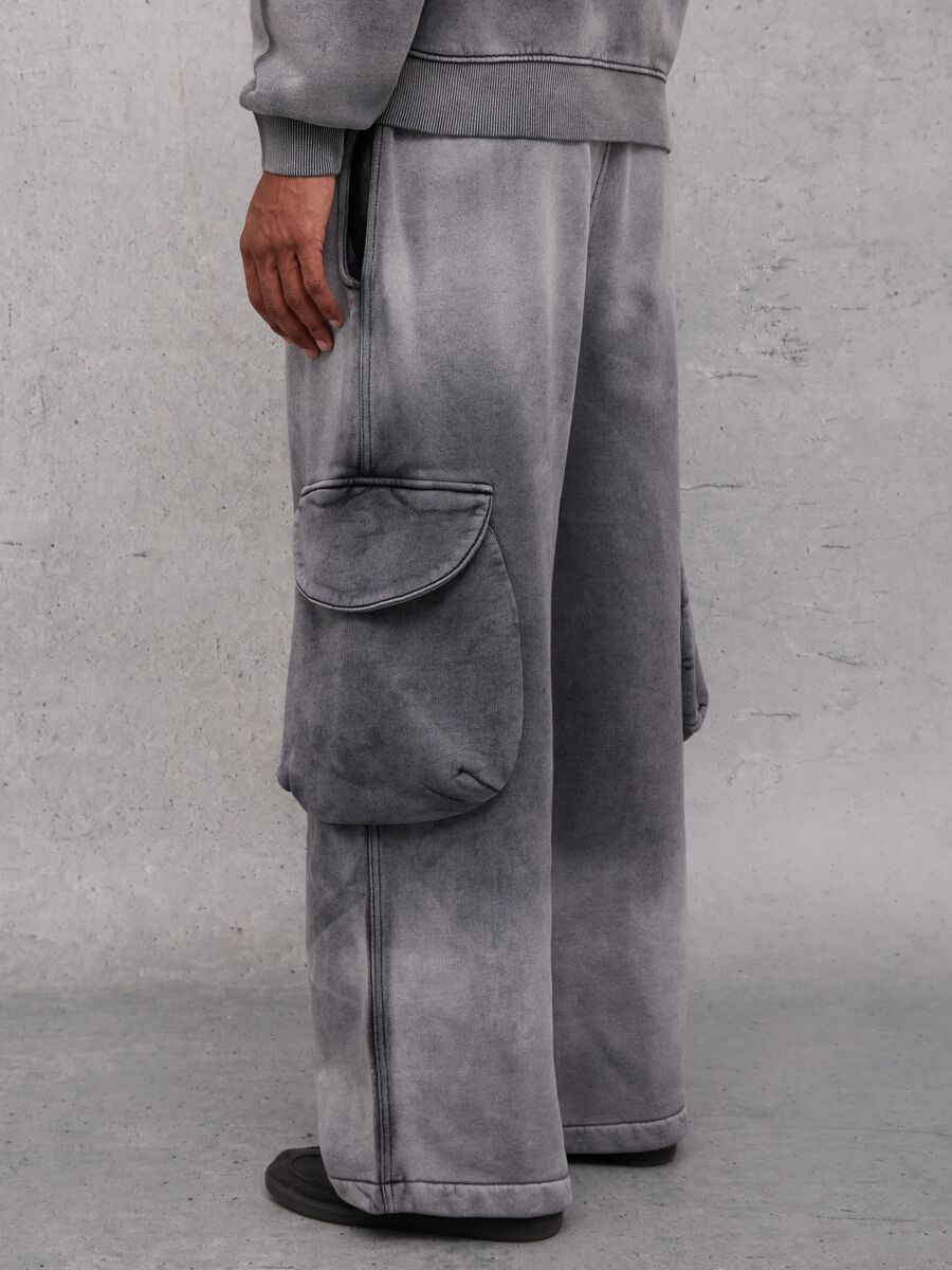 Sunfaded Cargo Sweatpants Vintage Grey_3