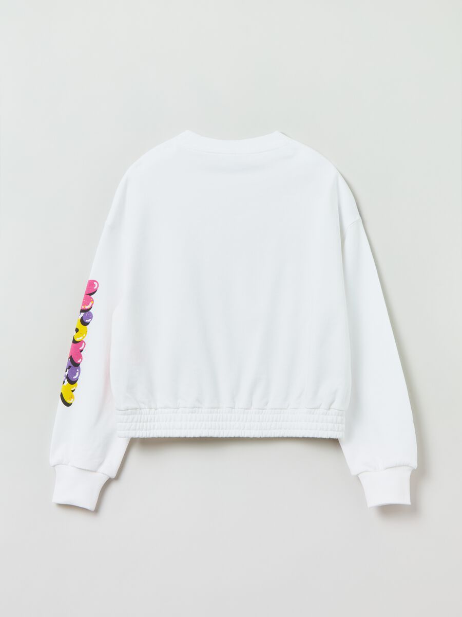 Cotton sweatshirt with Mickey Mouse print_1