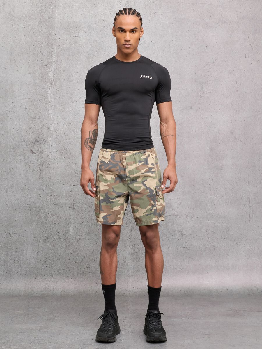 Kombat Active Cargo Shorts Camo_0