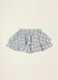 Saia azul &agrave;s bolinhas para beb&eacute; menina_2