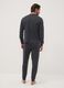 Grey organic cotton crew-neck pyjamas_3
