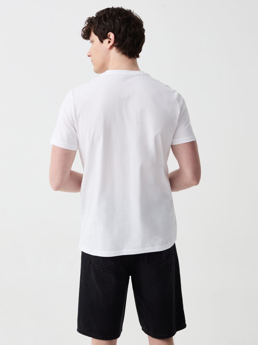 Cotton T-shirt with Chianti print_1