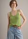 Gr&uuml;nes Glitzer-Tanktop aus Viskosemix, Regular Fit_0