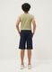 Boys&rsquo; blue pure cotton comfort-fit shorts_1