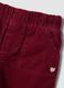 Pink pure cotton trousers with elasticated waist_2