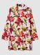 Multicolour viscose-linen blend shirt dress, regular fit_4