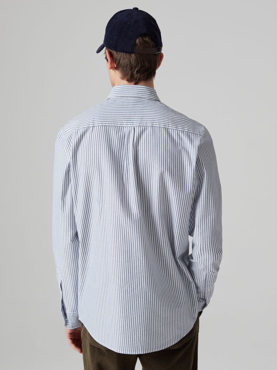 Striped shirt in Oxford cotton_2